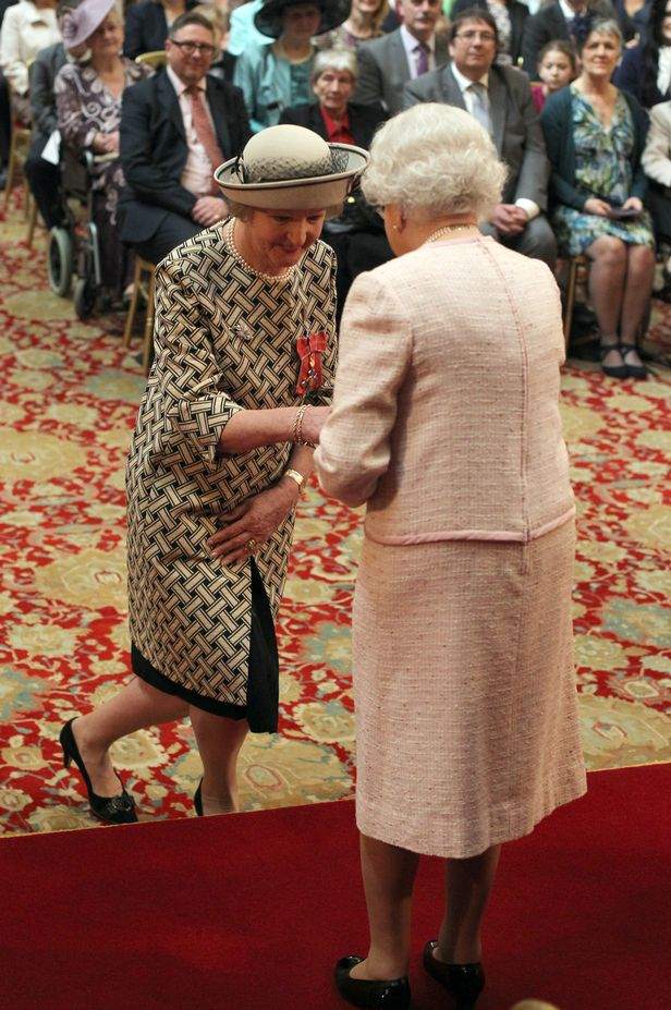 Penelope Keith investiture ceremony | Anthony Devlin/PA Wire/Press Association Images 