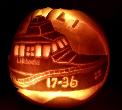 Amazing pumpkins for RNLI