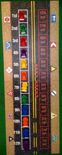 Cars lined up for the next race