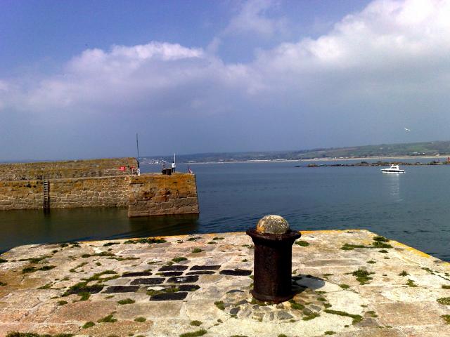 View out to sea - St Michael's Mount - April 2009