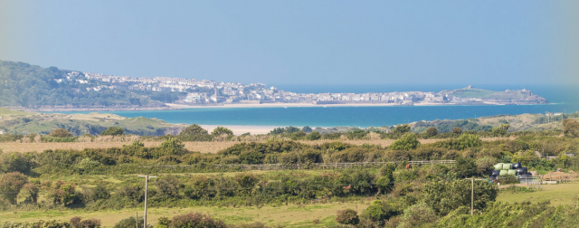 Bar view from Trewoone Farm near Hayle